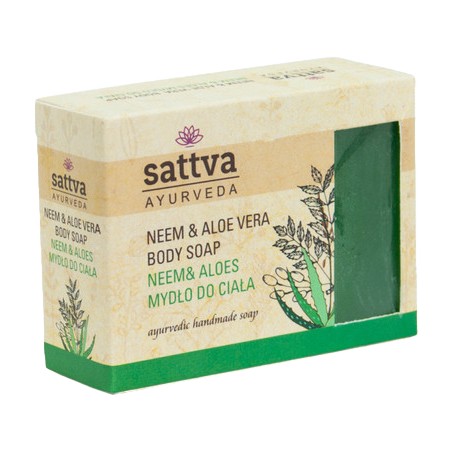 Soap Neem & Aloe Vera, Sattva Ayurveda, 125g