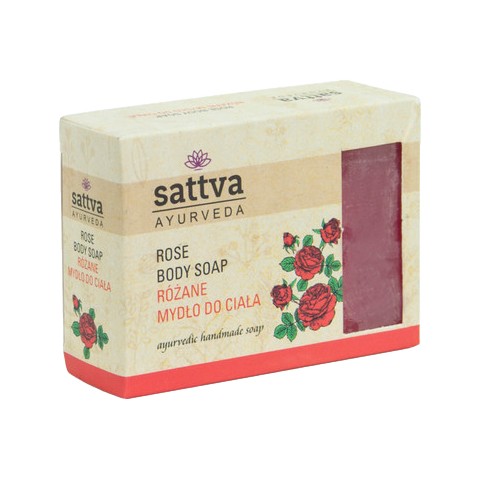 Soap with roses Rose, Sattva Ayurveda, 125g