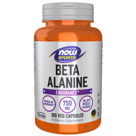 Food supplement Beta Alanine, NOW, 750mg, 120 capsules