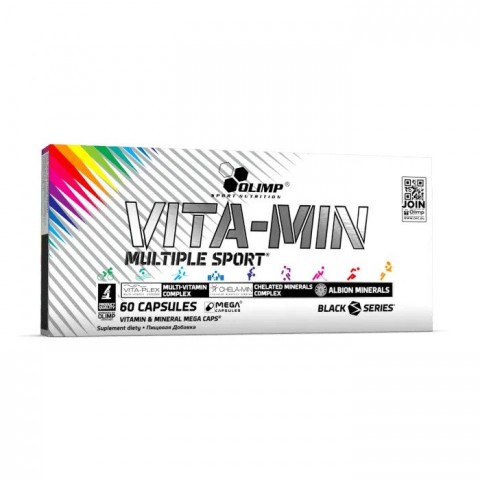 Mineraalide ja vitamiinide kompleks sportlastele Vita-Min Multiple Sports, Olimp, 60 kapslit