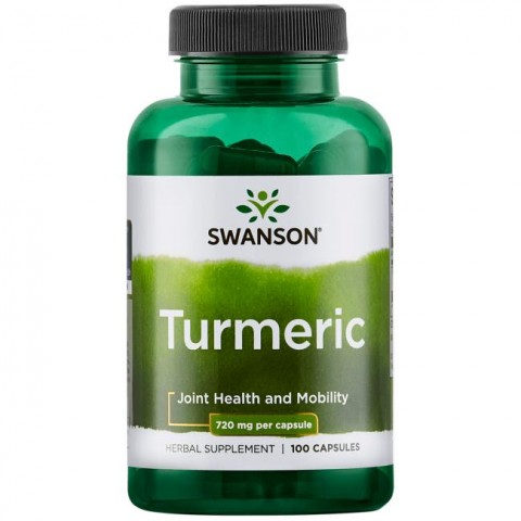 Kurkum Turmeric, Swanson, 720 mg, 100 kapslit