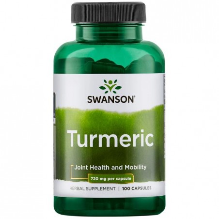 Kurkum Turmeric, Swanson, 720 mg, 100 kapslit