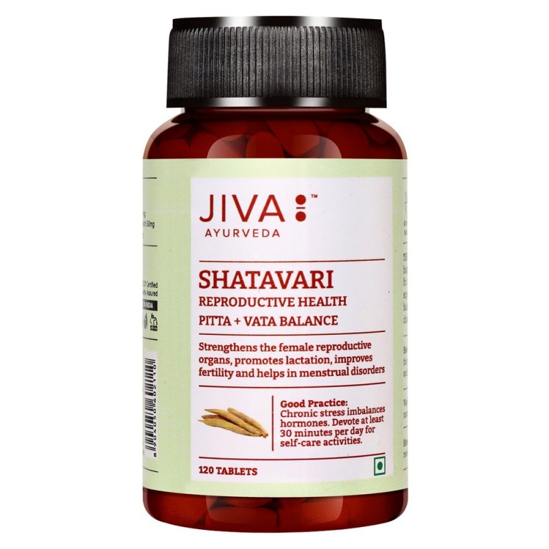 Toidulisand Shatavari, Jiva Ayurveda, 120 tabletti