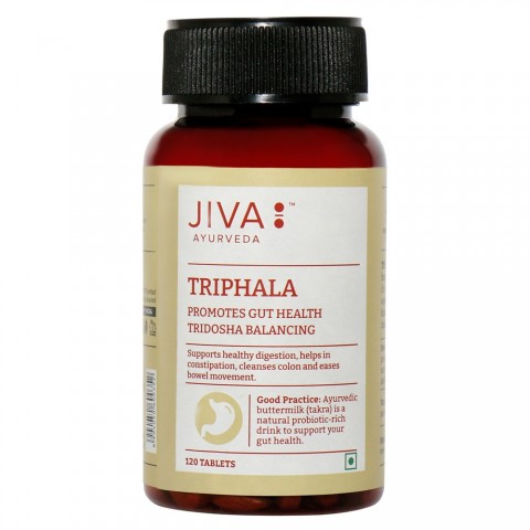 Toidulisand Triphala, Jiva Ayurveda, 120 tabletti