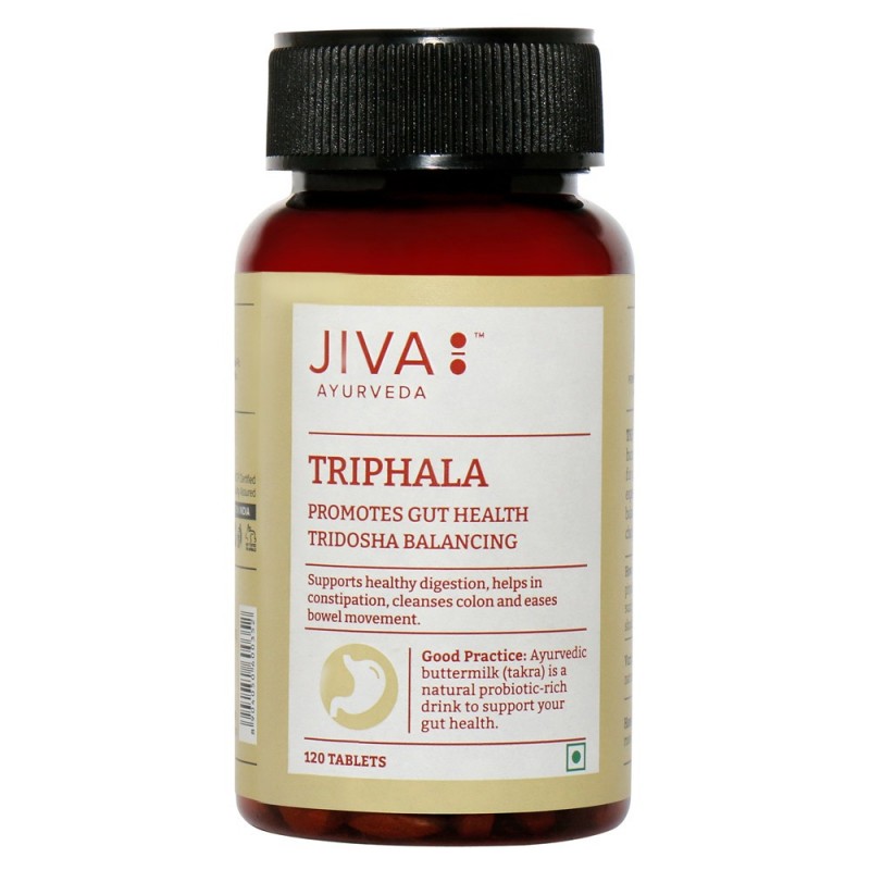 Toidulisand Triphala, Jiva Ayurveda, 120 tabletti Toidulisand Triphala, Jiva Ayurveda, 120 tabletti