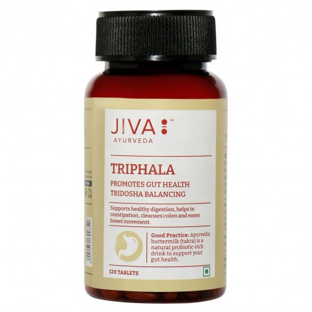 Toidulisand Triphala, Jiva Ayurveda, 120 tabletti