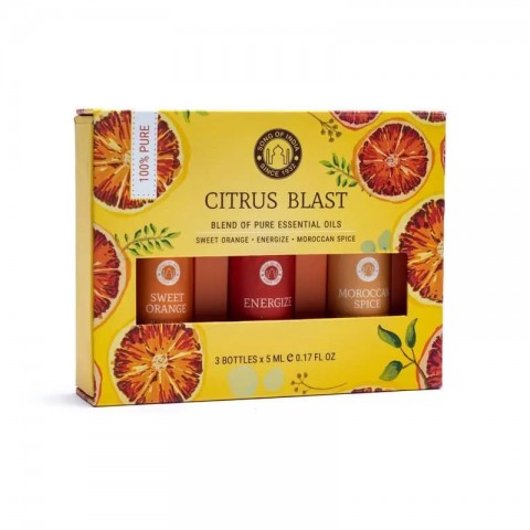 Eeterlike õlide aroomiteraapia komplekt Citrus Blast, India laul