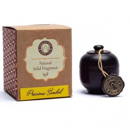 Tahke parfüüm puidust konteineris Sandalwood, Song of India, 6g