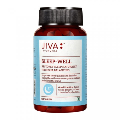 Toidulisand Sleep-Well, Jiva Ayurveda, 120 tabletti