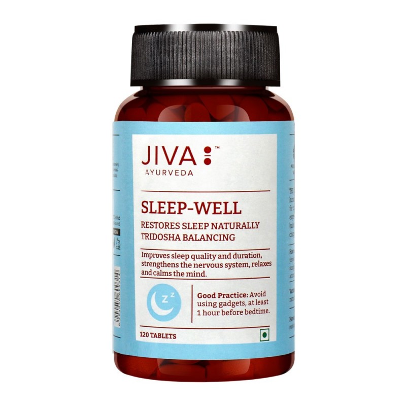 Toidulisand Sleep-Well, Jiva Ayurveda, 120 tabletti