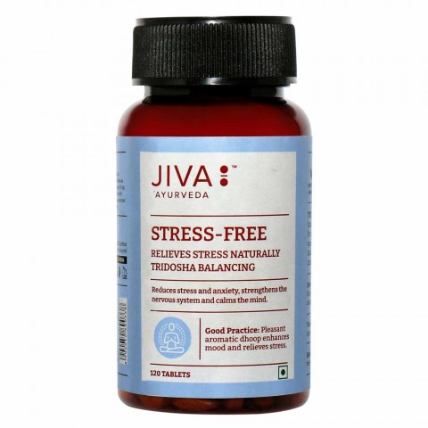 Toidulisand Stress Free, Jiva Ayurveda, 120 tabletti