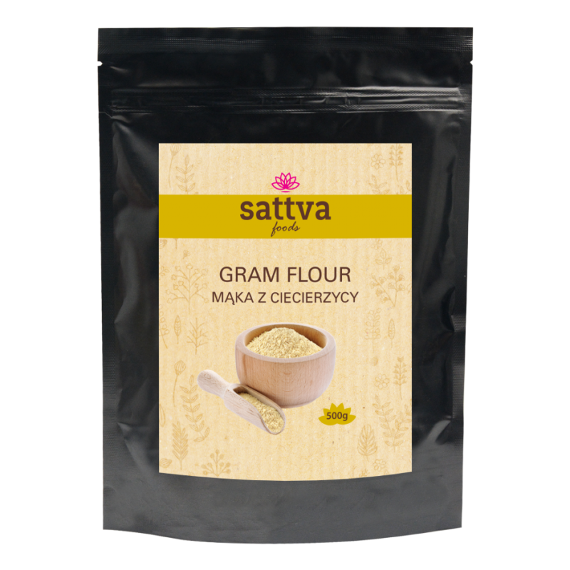 Chickpea flour, Sattva Foods, 500g