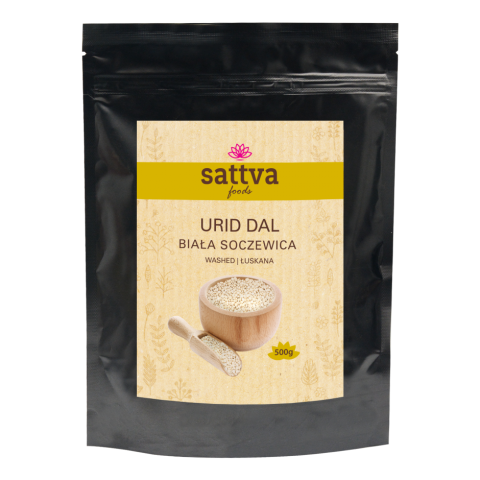 Urid Dal oad, pestud, Sattva Foods, 500 g