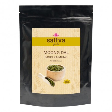 Mung Beans Moong Whole, Sattva Foods, 500g