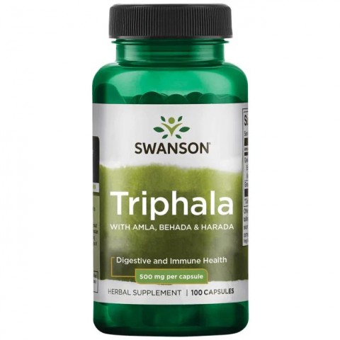 Triphala, Swanson, 500 mg, 100 kapslit