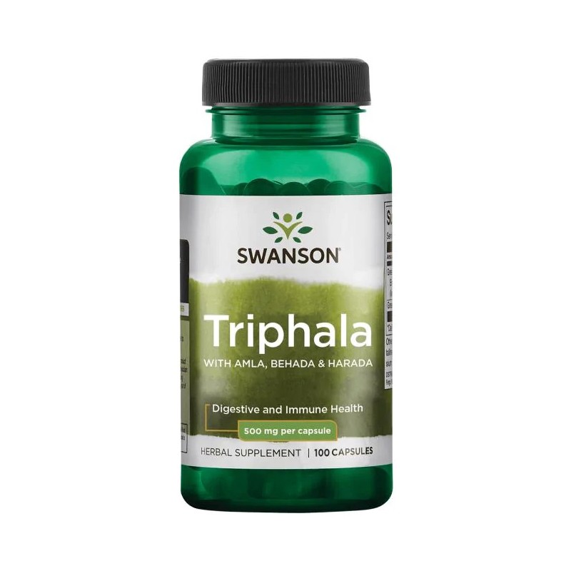 Triphala, Swanson, 500 mg, 100 kapslit