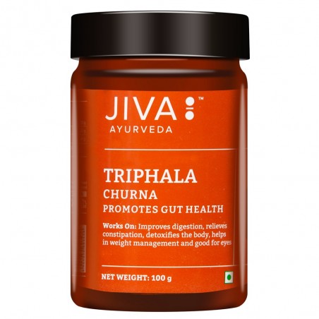 Ayurveda kolme puuvilja pulbri segu Triphala Churna, Jiva Ayurveda, 100g