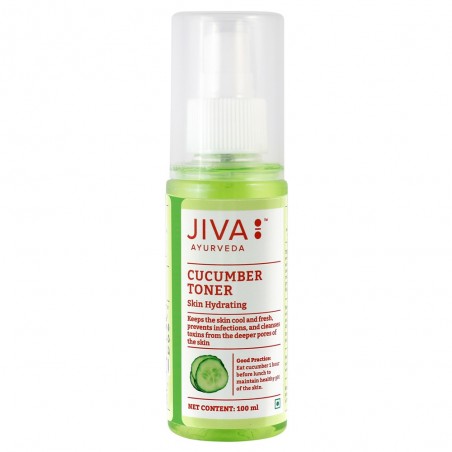 Face tonic with cucumbers Cucumber Water, Jiva Ayurveda, 100ml