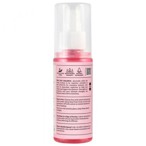 Roosi kroonlehtede toonik Rose Petal Water, Jiva Ayurveda, 100ml