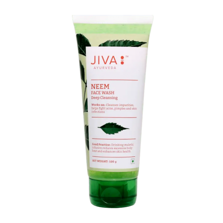 Face wash gel Neem, Jiva Ayurveda, 100g