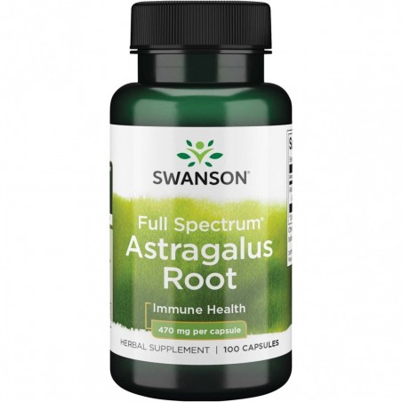 Astragalus Root, Swanson, 470mcg, 100 capsules