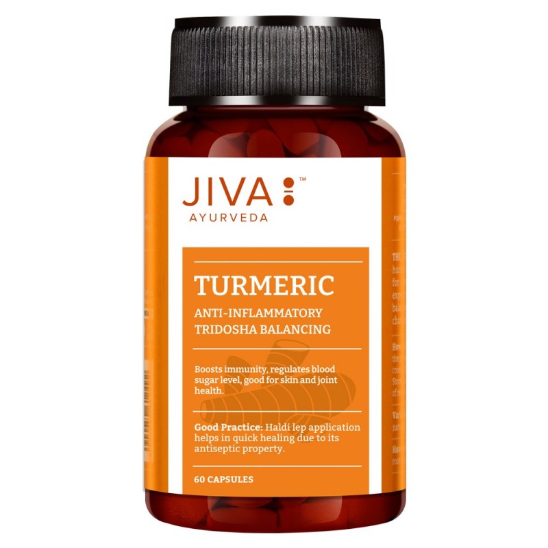 Turmeric with Amla, Jiva Ayurveda, 60 capsules