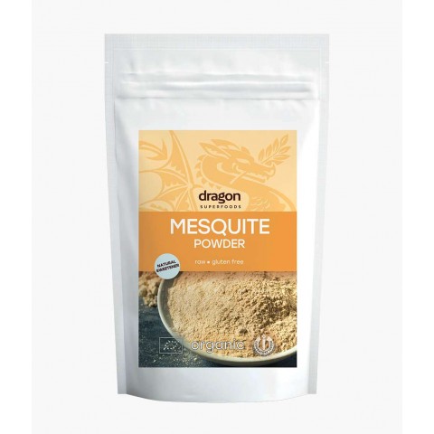Mesquite ubade pulber-magusaine Mesquite, orgaaniline, Dragon Superfoods, 100g