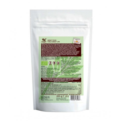 Moringa pulber, orgaaniline, Dragon Superfoods, 200g