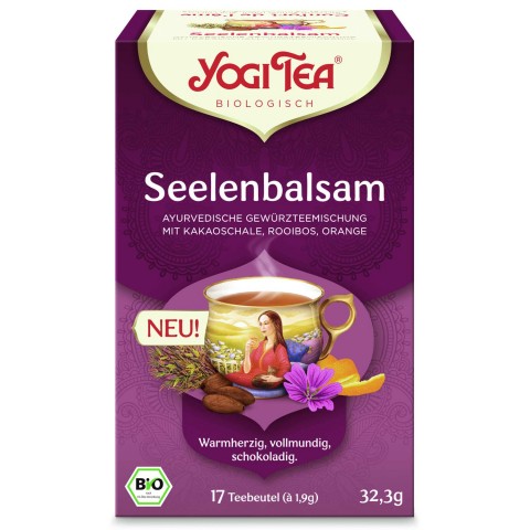 Spiced tea Soul Balm, Yogi Tea, organic, 17 bags