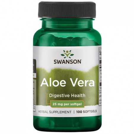 Aloe vera extract, Swanson, 25mcg, 100 capsules