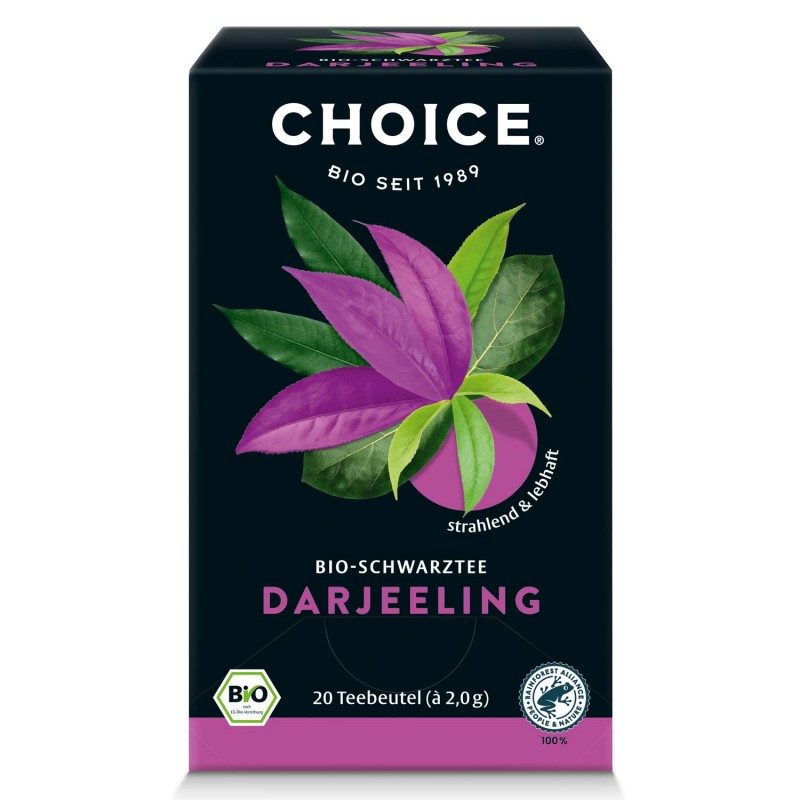 Must tee Darjeeling, Choice Yogi Tea, 20 kotti