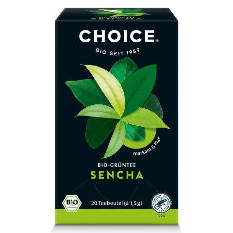 Roheline tee Sencha, Choice Yogi Tea, 20 kotti