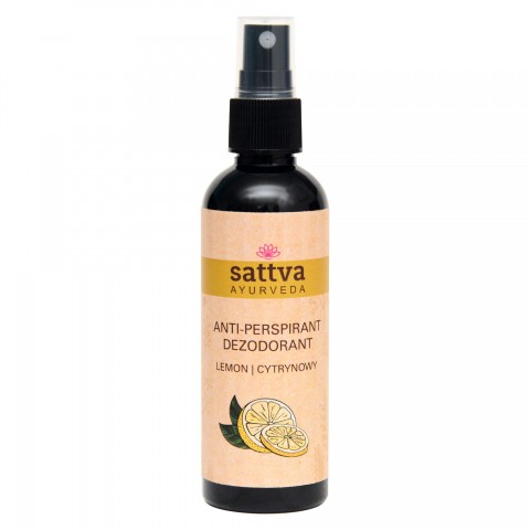 Spray antiperspirant Lemon, Sattva Ayurveda, 80ml
