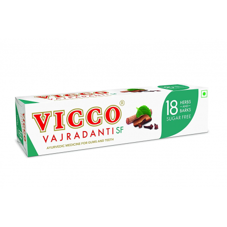 Аюрведическая зубная паста без сахара Vicco, 200г