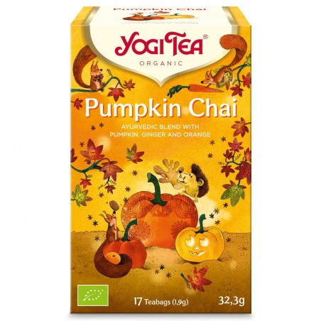 Vürtsitee Pumpkin Chai, Yogi Tea, orgaaniline, 17 kotti