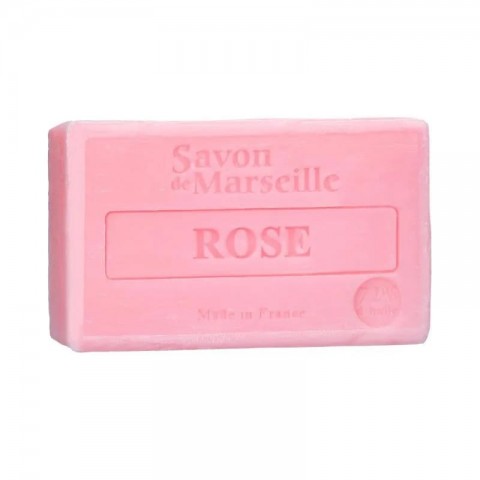 Natural soap Rose, Savon de Marseille, 100g