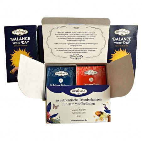 Tea set for daily balance Mix-Pack, Shoti Maa Tea, 12 bags