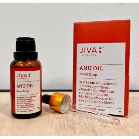 Oil for the nose Anu Oil, Jiva Ayurveda, 30ml