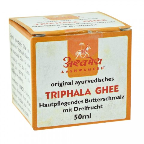 Масло для массажа стоп и глаз Triphala Ghee, Asshwamedh, 50 мл