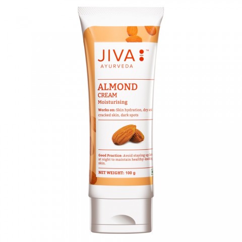 Niisutav näonahakreem Almond Cream, Jiva Ayurveda, 100g