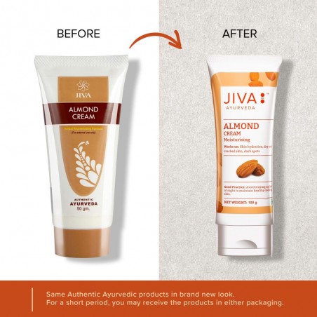 Увлажняющий крем для кожи лица Almond Cream, Jiva Ayurveda, 100г