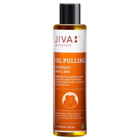 Аюрведическое масло для полоскания полости рта Pulling, Jiva Ayurveda, 200мл