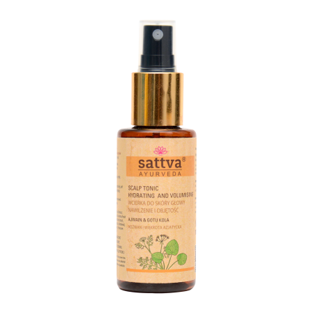 Hair and scalp tonic Ajwain & Gotu Kola, Sattva Ayurveda, 100ml