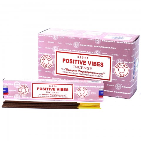 Incense sticks Positive Vibes, Satya, 15 g