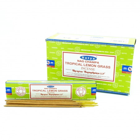 Incense sticks Tropical Lemongrass, Satya, 15g