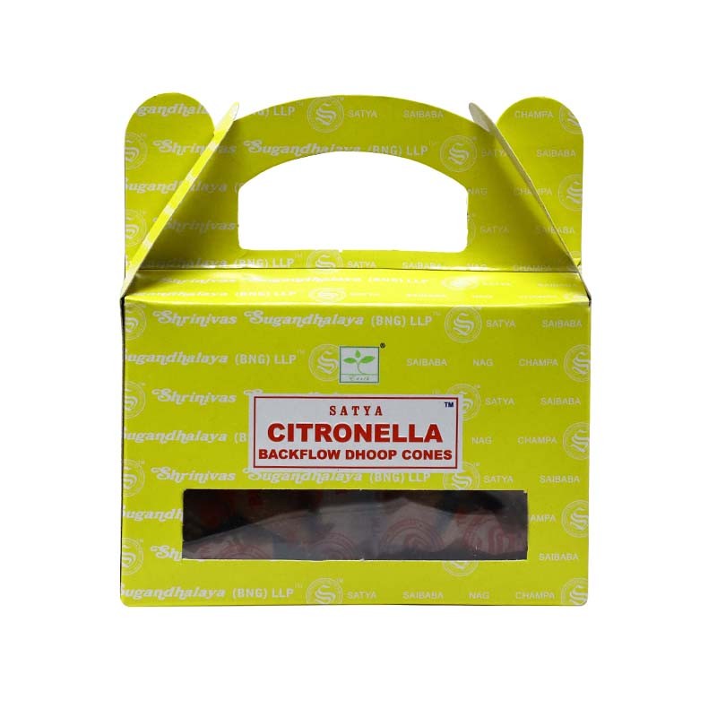 Конусы с обратным потоком с эффектом водопада Citronella, Satya, 75 г