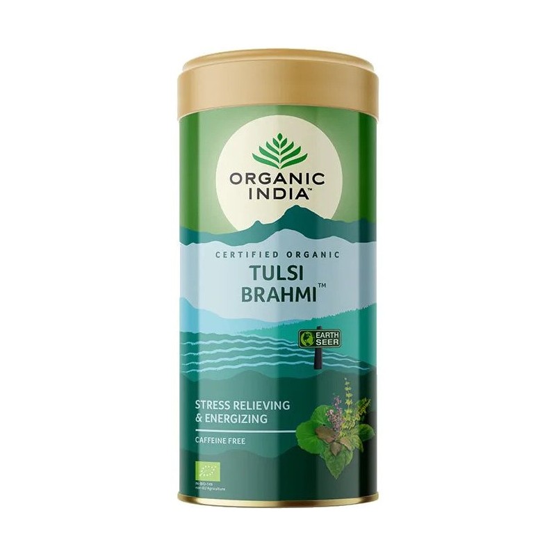Аюрведический чай Тулси Брахми, рассыпной, Organic India, 100г