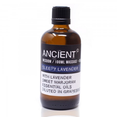 Lõõgastav ja rahustav massaažiõli Sleepy Lavender, Ancient, 100 ml