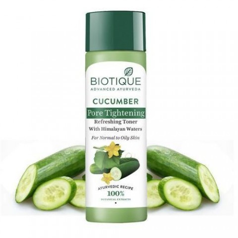 Facial tonic for all skin types Bio Cucumber, Biotique, 120ml