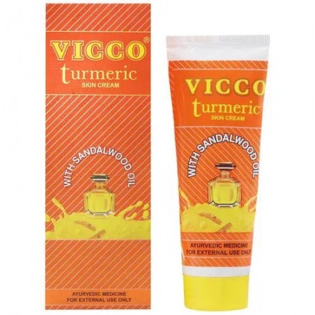 Крем для лица с куркумой Turmeric, Vicco, 60г